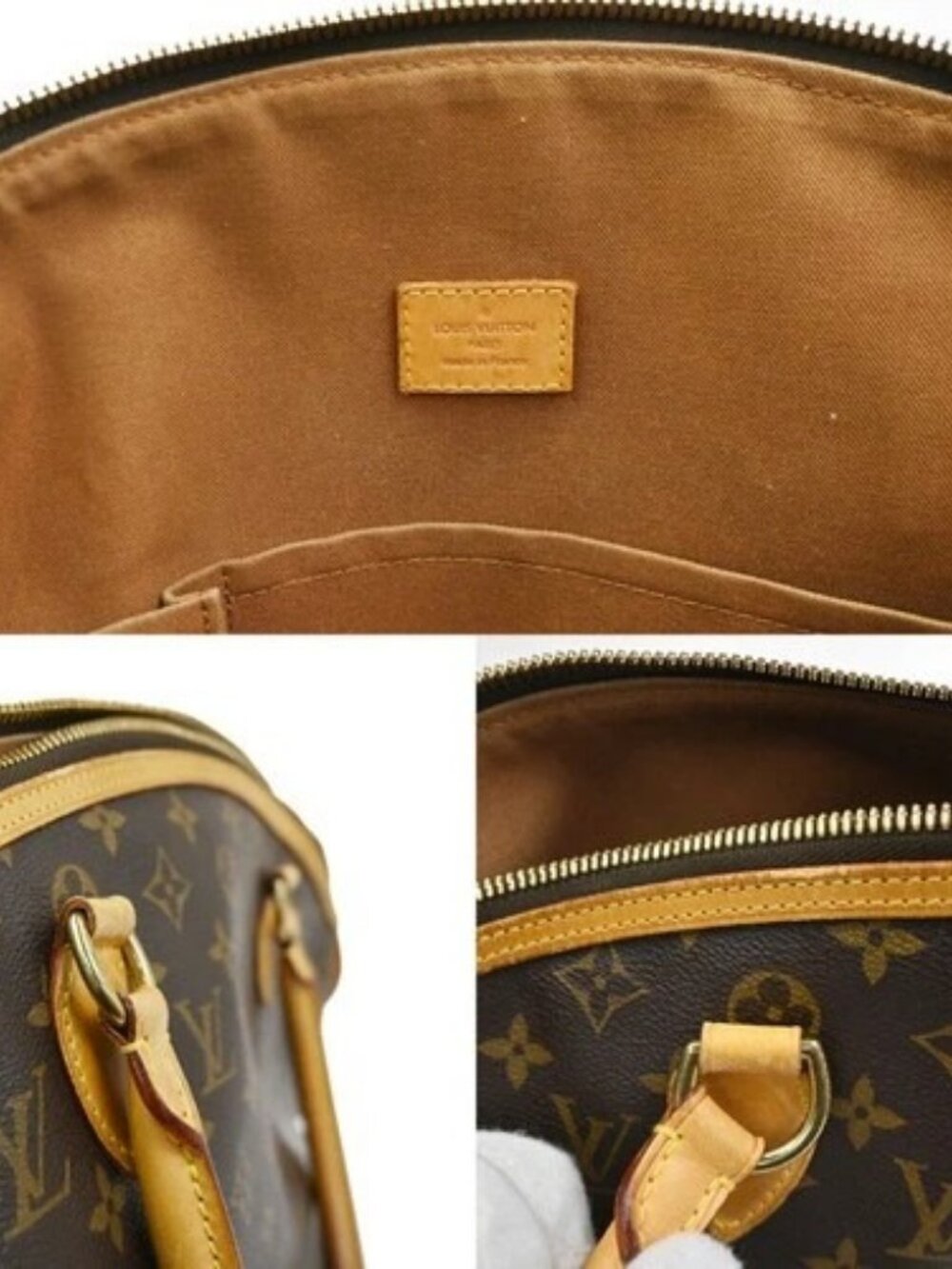 LOUIS VUITTON Lockit Horizontal Shoulder Bag Monogram Leather BN M40104 14CA586 - Picture 9 of 15